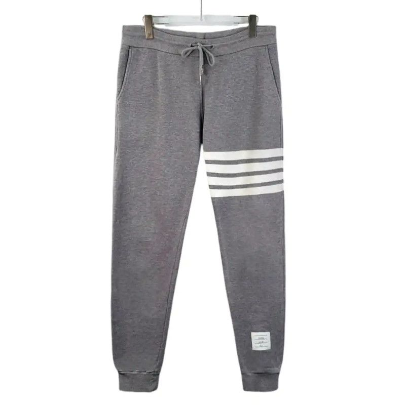 Thom Browne Gray Cotton Casual Pants for Women 0089
