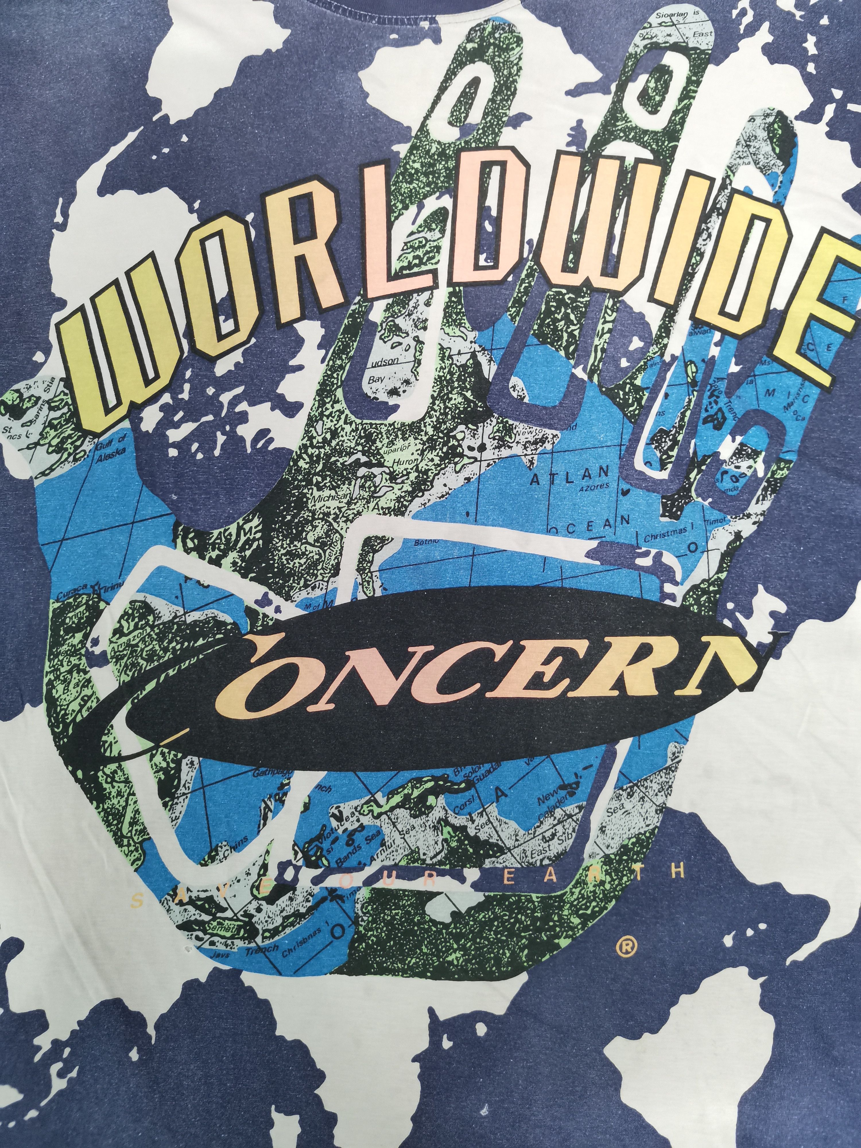 Body Glove Vintage Body Glove Worldwide Concern OverPrint Rap Tee Skate Size US XL / EU 56 / 4 - 1 Thumbnail