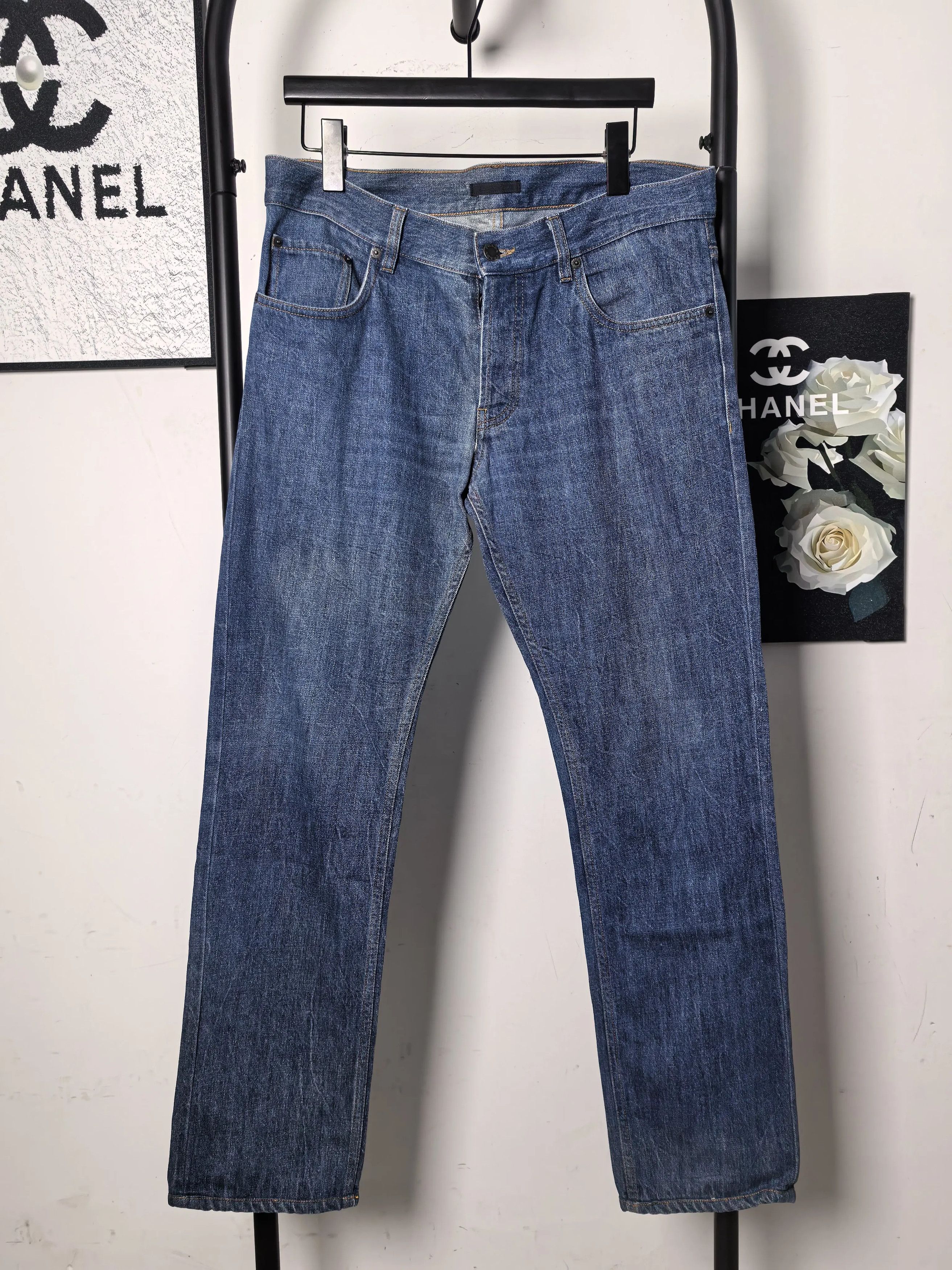 Prada Prada Denim White Denim Jeans 30 Men Size US 30 / EU 46 - 1 Thumbnail