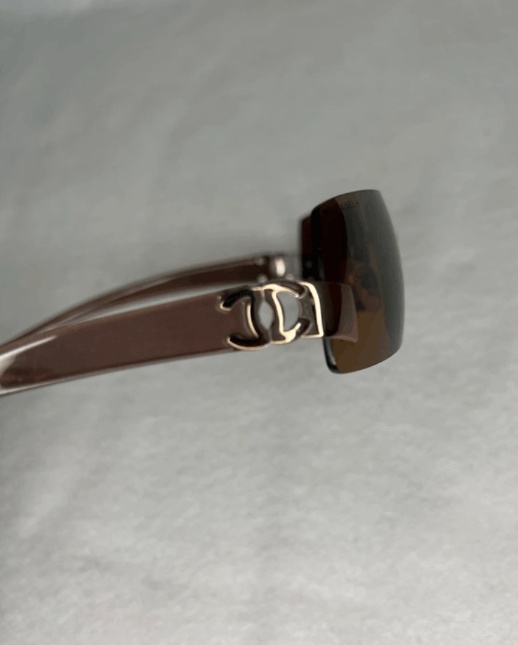 Chanel Chanel Sunglasses 4048 Rhinestone CC 4017 Rimless Vintage Size ONE SIZE - 3 Thumbnail