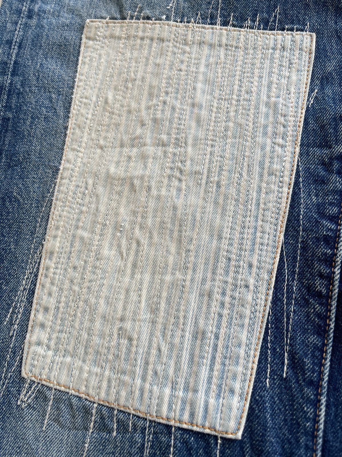 The Real McCoy's Joe McCOY Patchwork Selvedge Denim Size US 32 / EU 48 - 20 Thumbnail