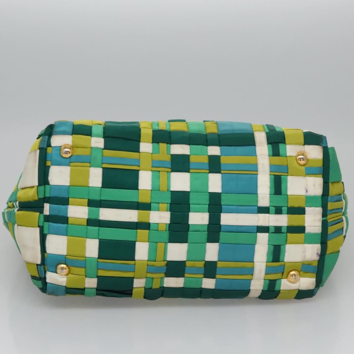 Prada PRADA Hand Bag Nylon Green Size ONE SIZE - 7 Thumbnail