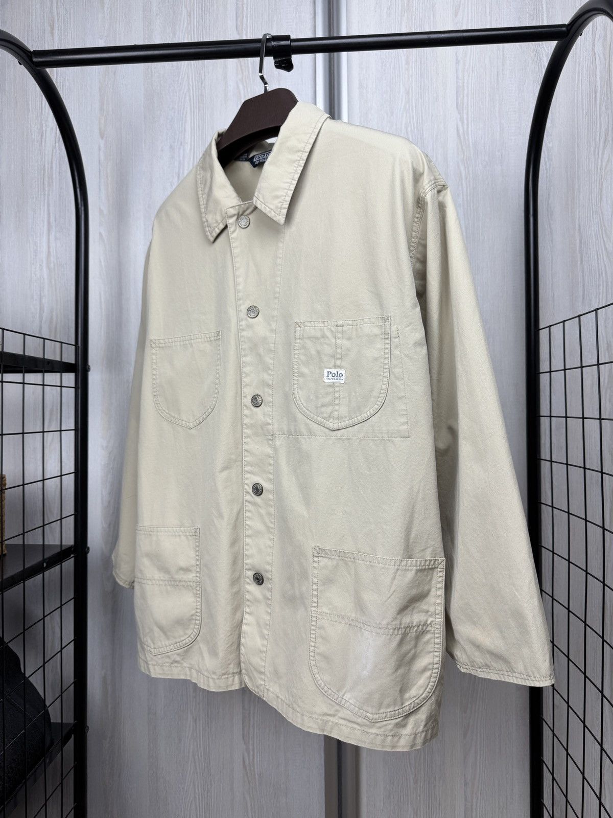 Polo Ralph Lauren Polo Ralph Lauren vintage beige flare sleeves button jacket Size US L / EU 52-54 / 3 - 10 Thumbnail