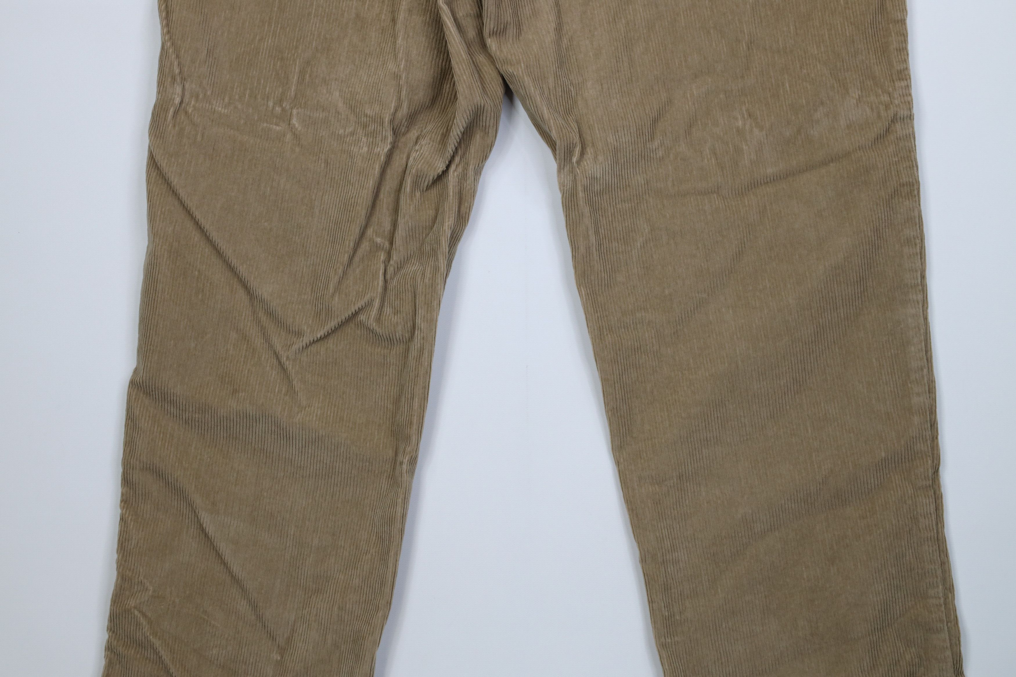 L.L. Bean Vintage 90s Y2K LL Bean Wide Leg Corduroy Chino Pants Beige Size US 38 / EU 54 - 10 Thumbnail