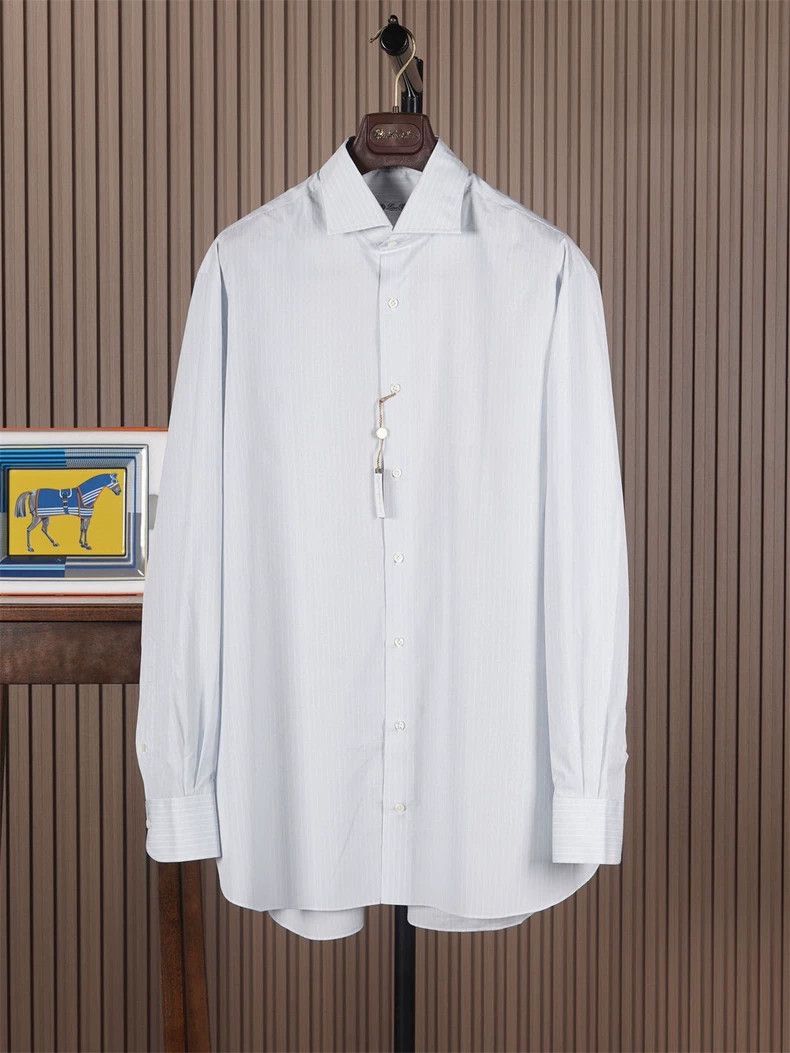 Loro Piana LORO PIANA size43 Ultra-high count cotton shirt Size US XS / EU 42 / 0 - 1 Thumbnail