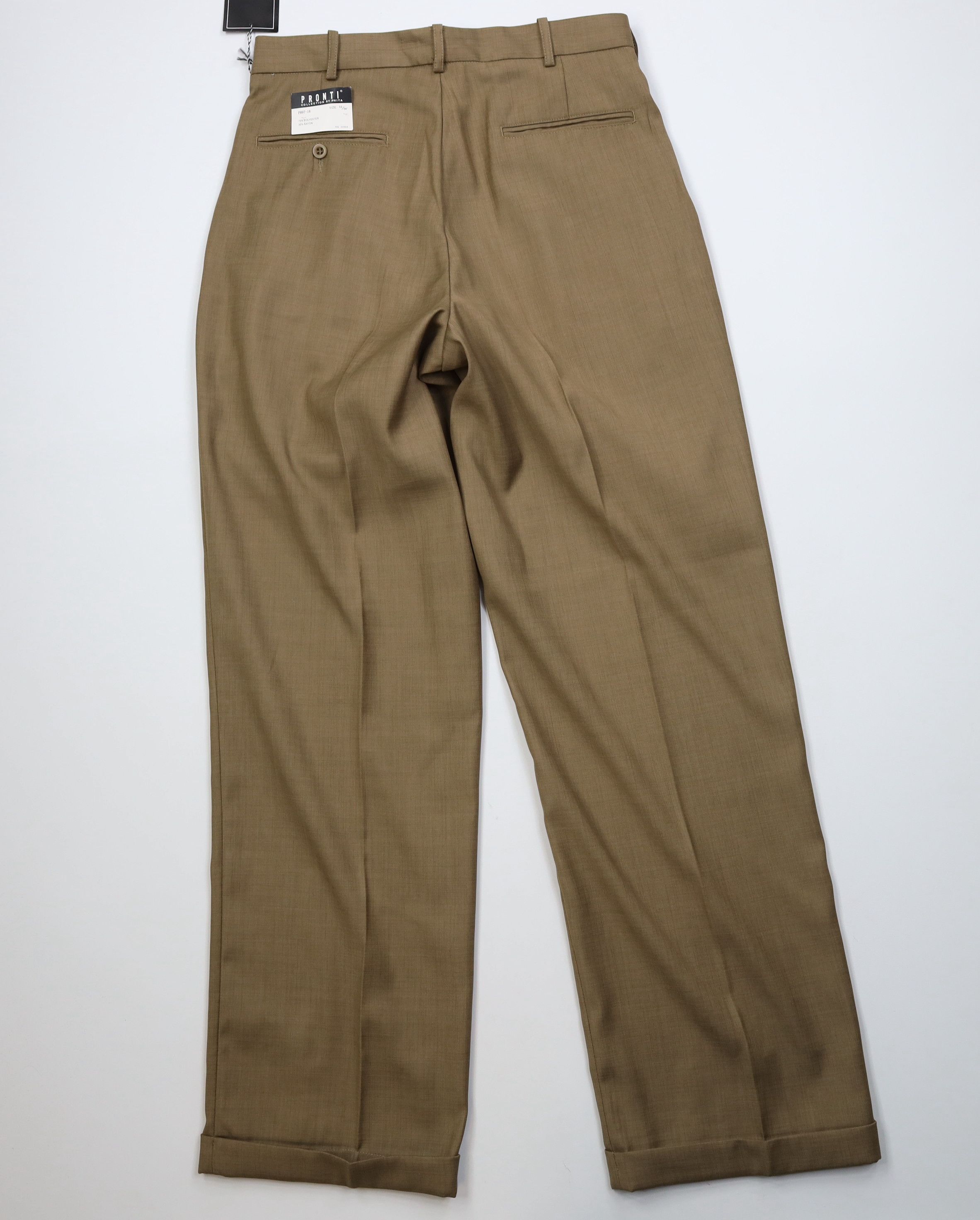 Vintage Deadstock Vintage 90s Streetwear Gabardine Wide Leg Pants Size US 32 / EU 48 - 9 Thumbnail