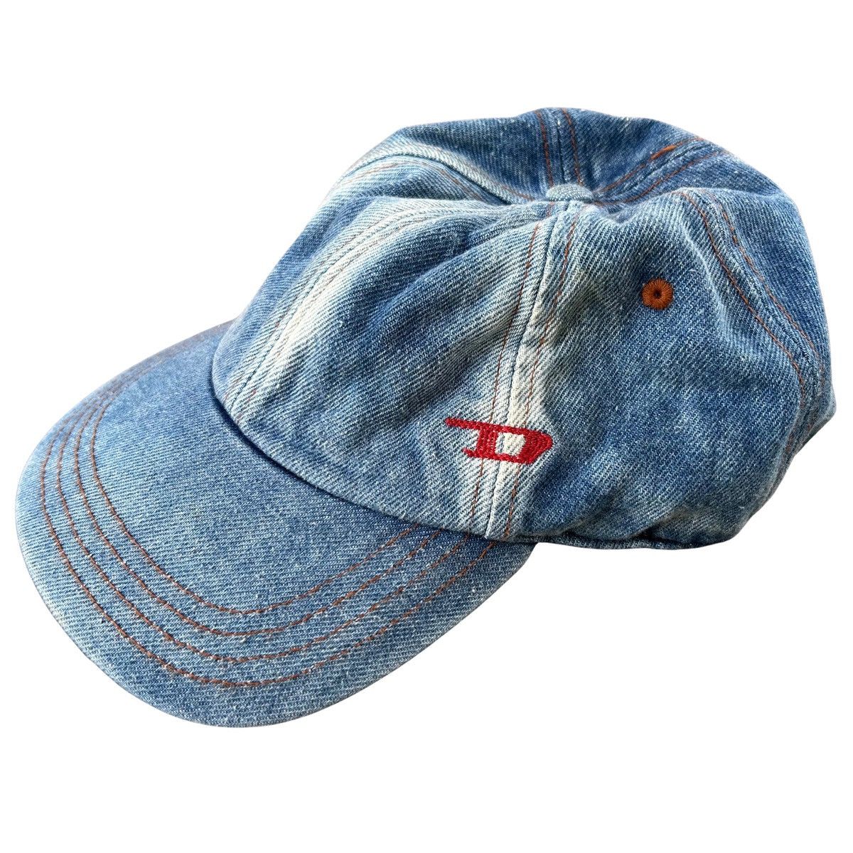 Diesel Diesel Denim Cap Hat Size ONE SIZE - 2 Thumbnail