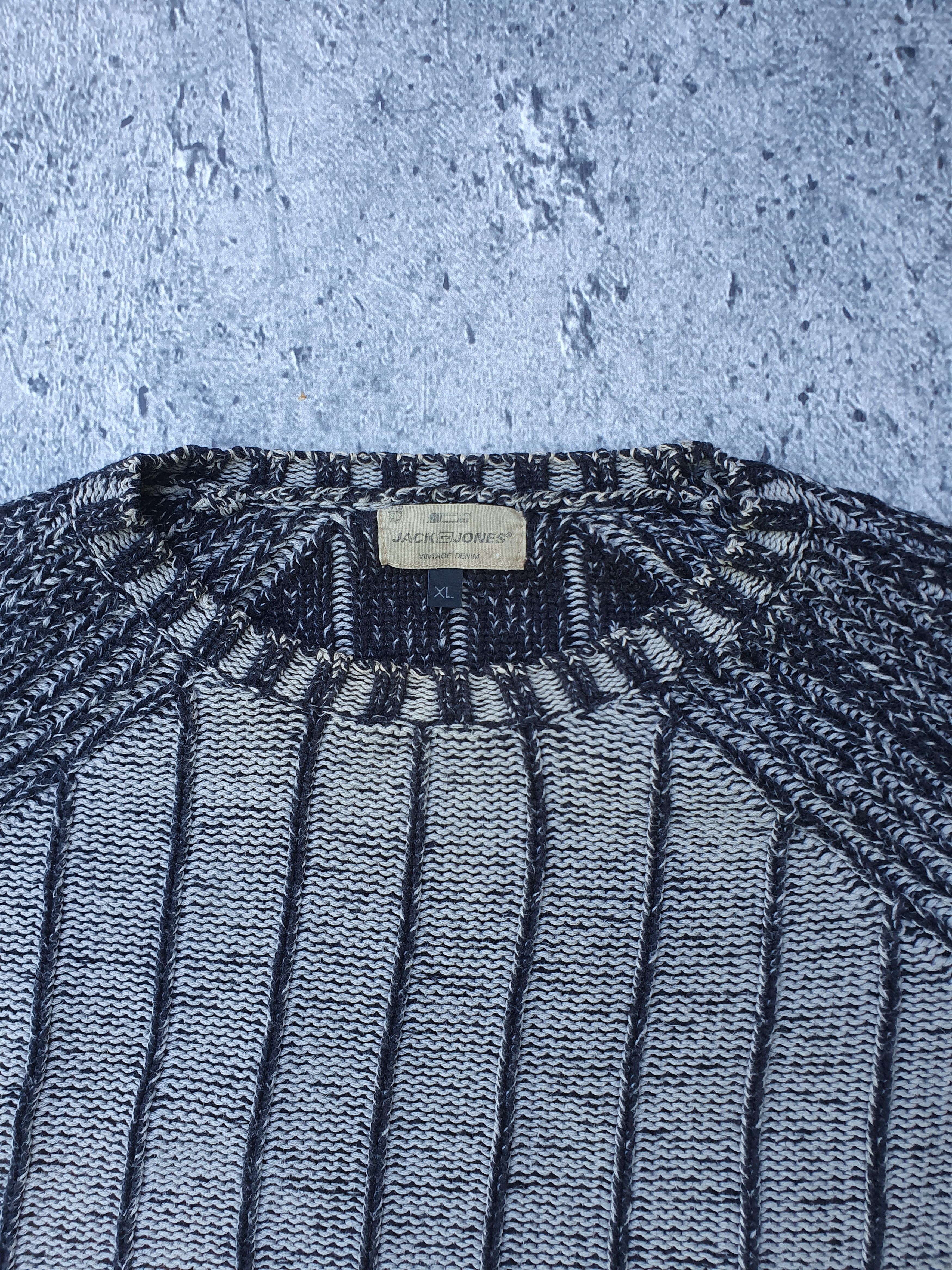 Vintage Y2k ribbed boxy cropped thick knit sweater Size US XL / EU 56 / 4 - 5 Thumbnail