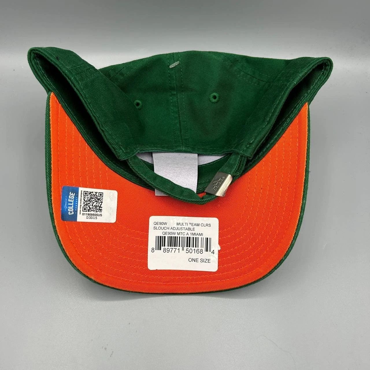 Adidas Miami Hurricanes Hat Women Embroidered NCAA StrapBack Cotton Size ONE SIZE - 4 Thumbnail