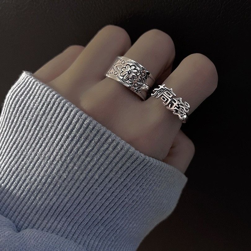 Jewelry New Design Jewelry Rings Open Size Chrome Ring (Size 7-13) Size ONE SIZE - 4 Thumbnail