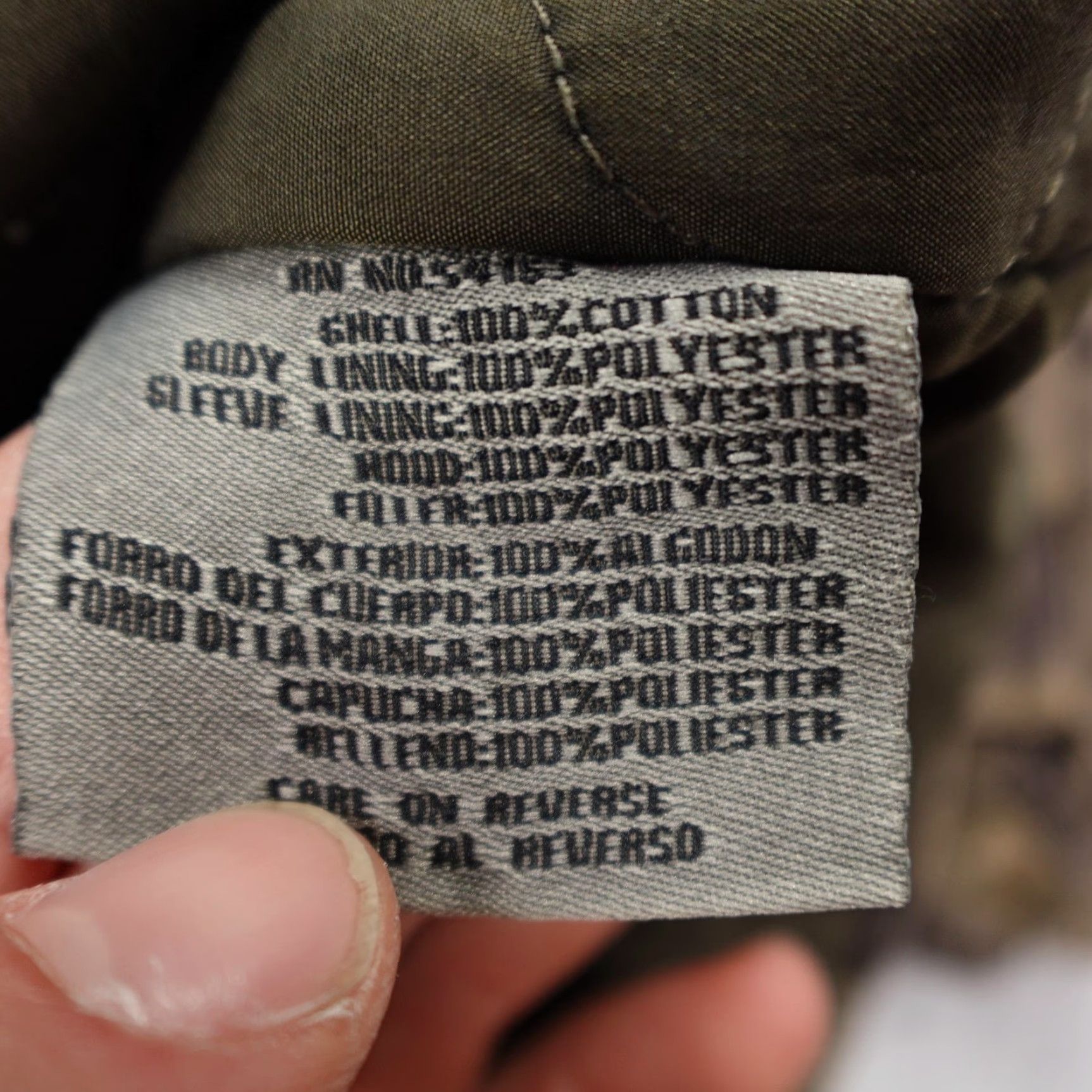 Levi's Levis Jacket Mens Small Green Camo Field Utility Chore Coat Quilted Full Zip Up Size US S / EU 44-46 / 1 - 5 Thumbnail