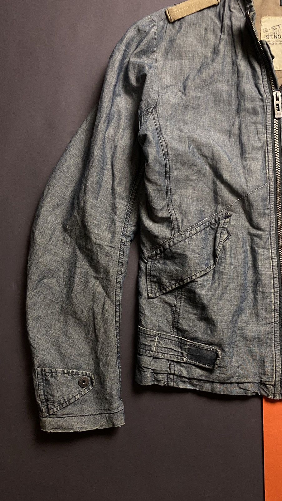 G-Star Vintage 90s G-star raw denim jacket Size US L / EU 52-54 / 3 - 4 Thumbnail