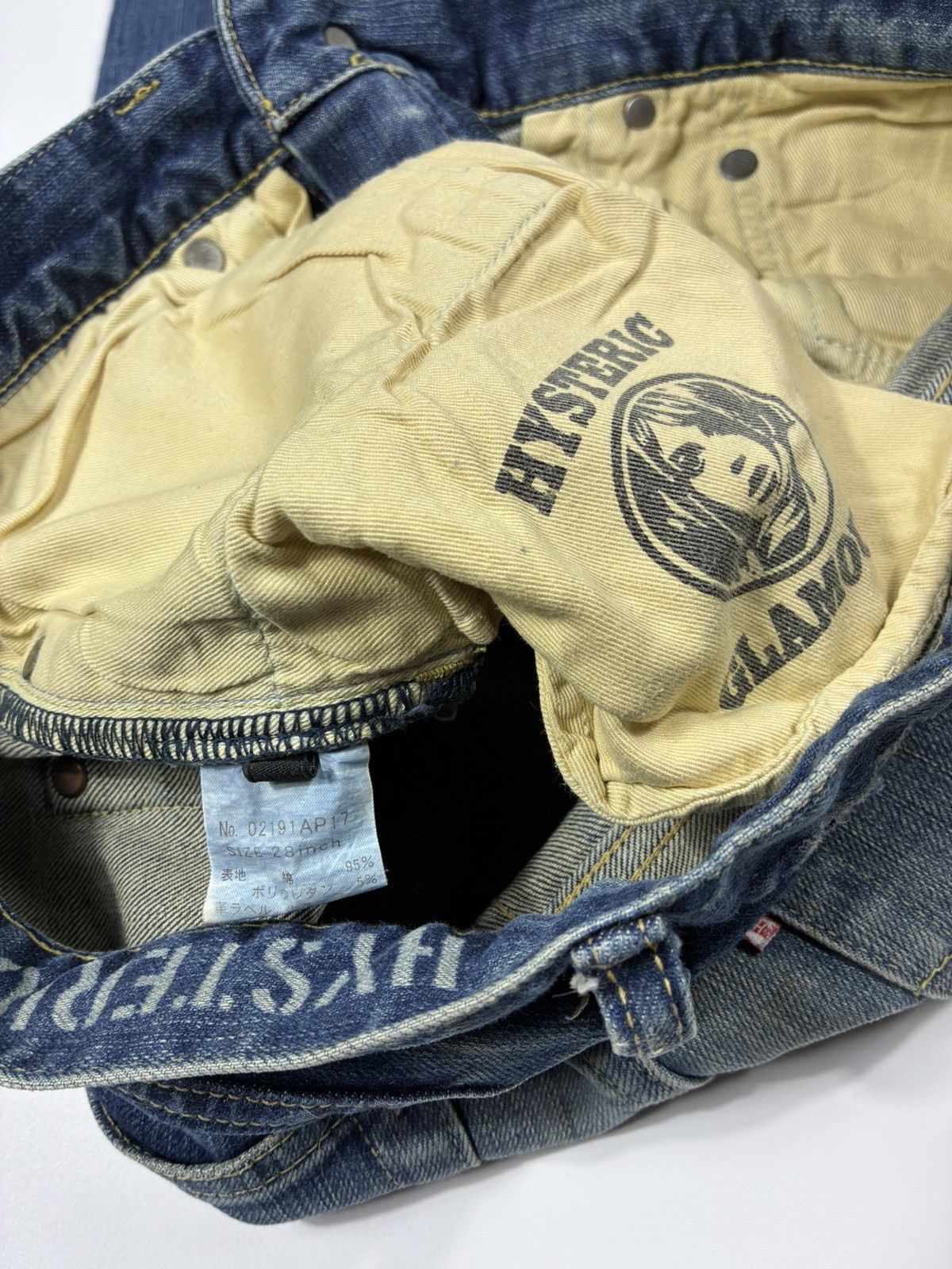Hysteric Glamour Hysteric Glamour Studded Denim Pants Size 30" / US 8 / IT 44 - 6 Thumbnail