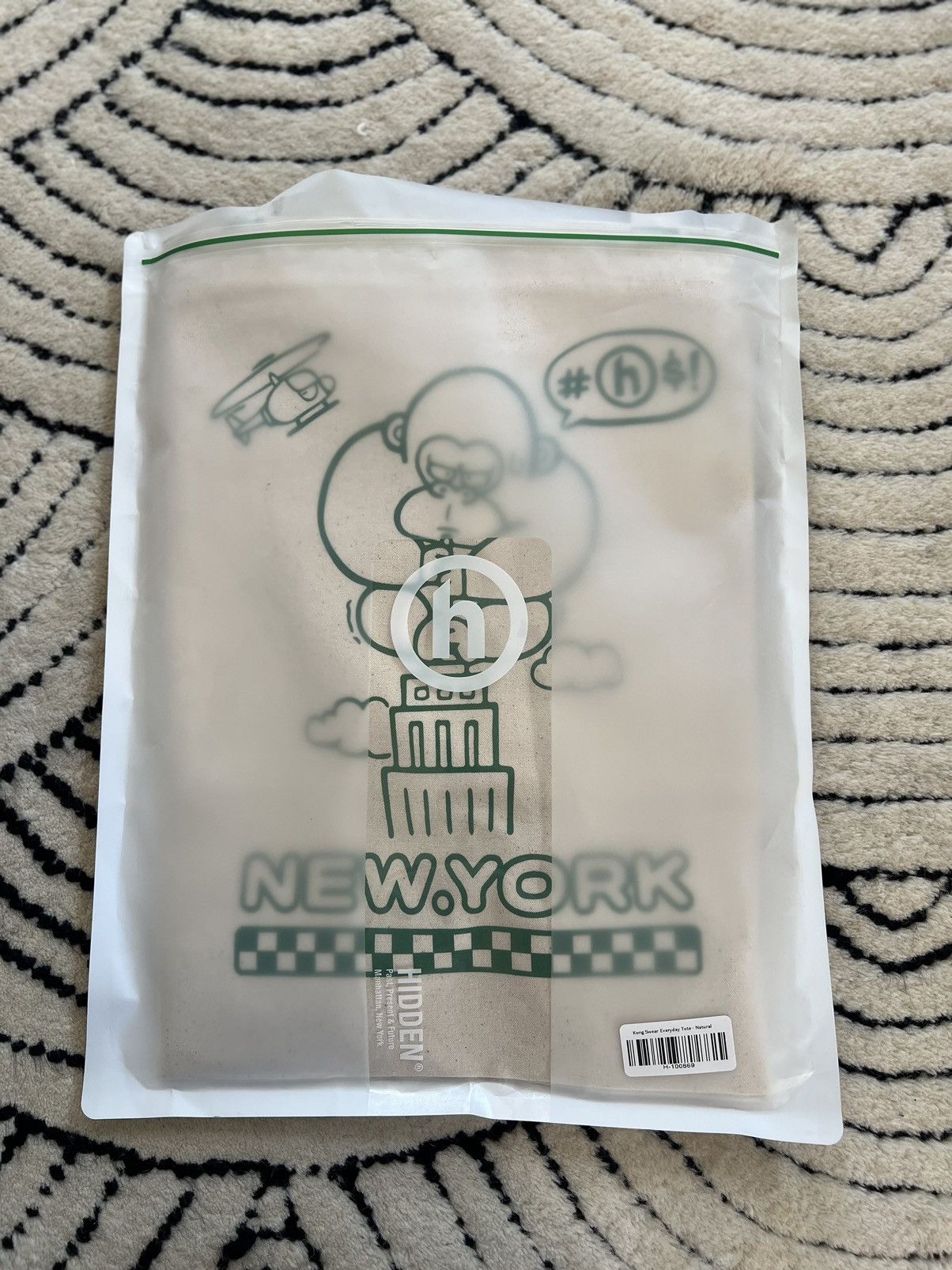 HIDDEN Hidden NY Large Tote Bag - Natural Size ONE SIZE - 4 Thumbnail