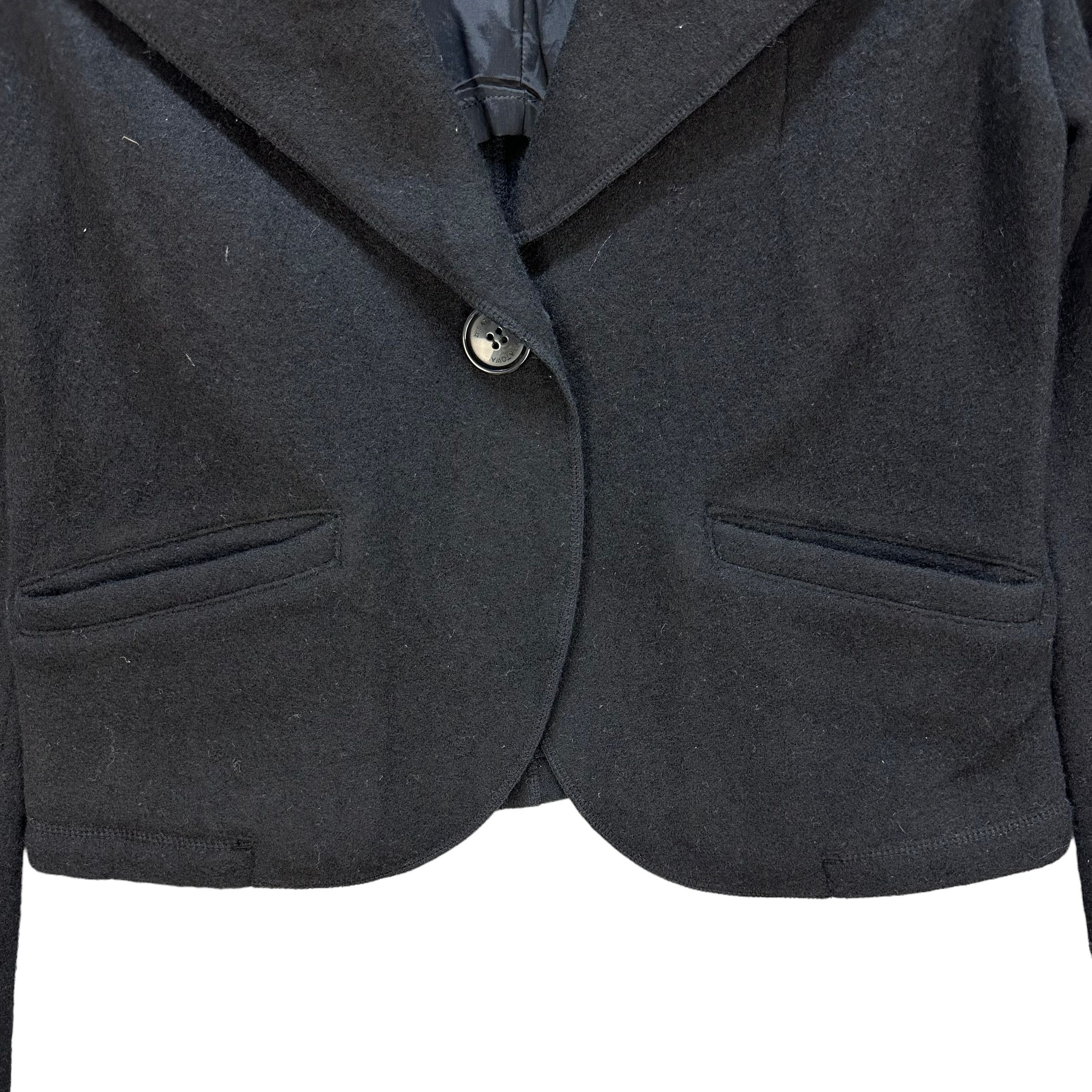 Japanese Brand LATOWA Made in Japan Wool Crop Jacket #A8-0197 Size S / US 4 / IT 40 - 3 Thumbnail
