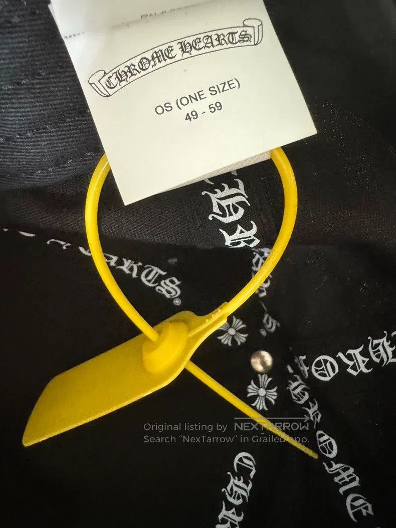 Chrome Hearts CHROME HEARTS Size OS Black gold embroidered cap Size ONE SIZE - 5 Thumbnail