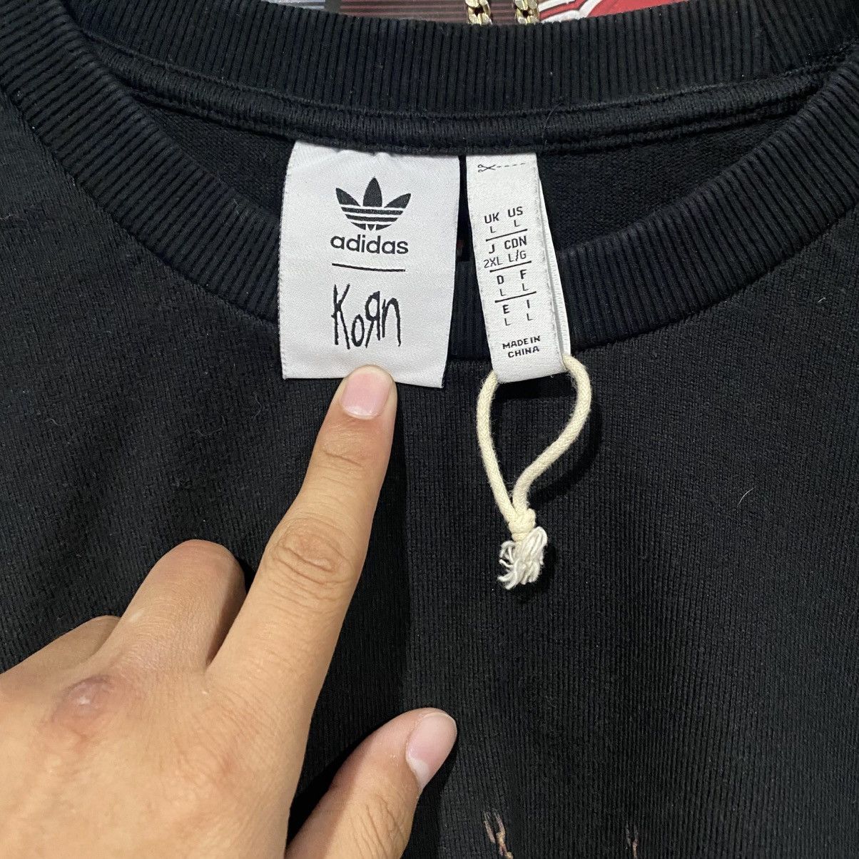 Adidas Adidas x korn double layered long sleeve Size US L / EU 52-54 / 3 - 3 Thumbnail