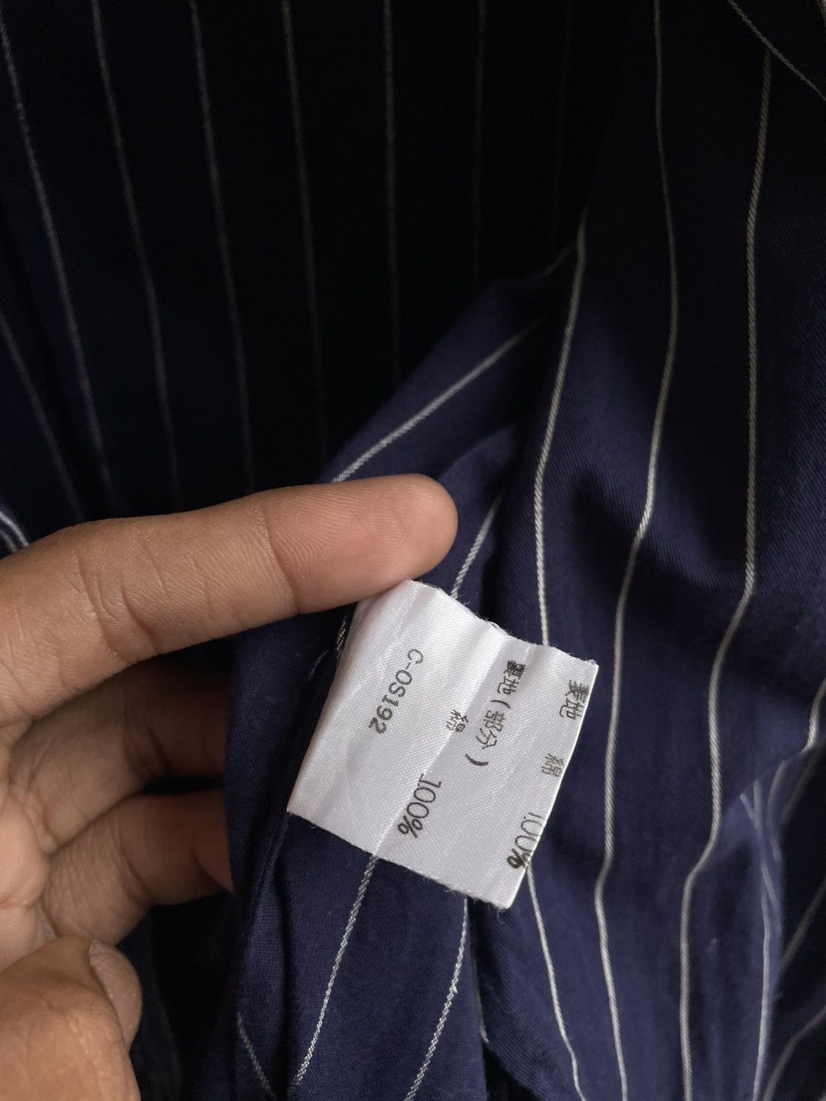 Helmut Lang Vintage 90's Helmut Lang Pinstripe Blazzer Size M / US 6-8 / IT 42-44 - 11 Thumbnail