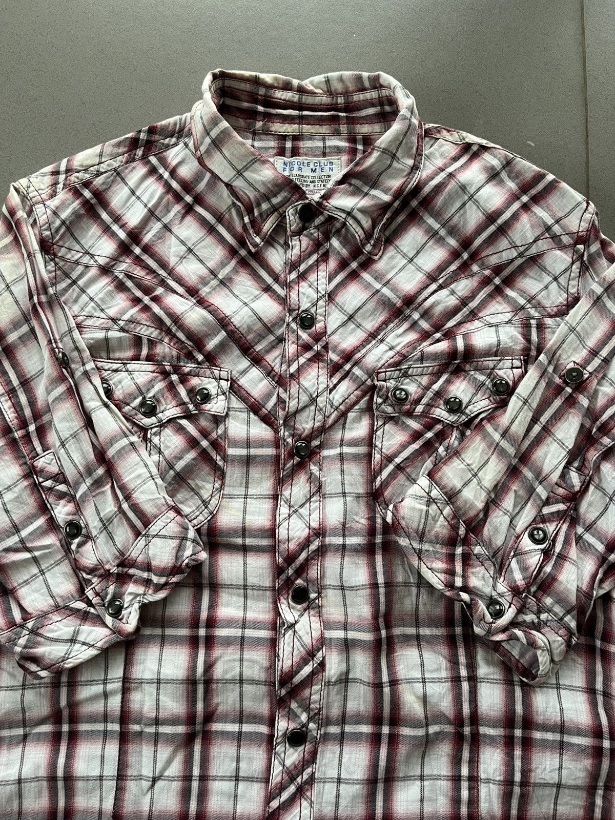 Yasuyuki Ishii Japanese NCFM Nicole Club For Men Punk Flanel Seditionaries Size US M / EU 48-50 / 2 - 3 Thumbnail
