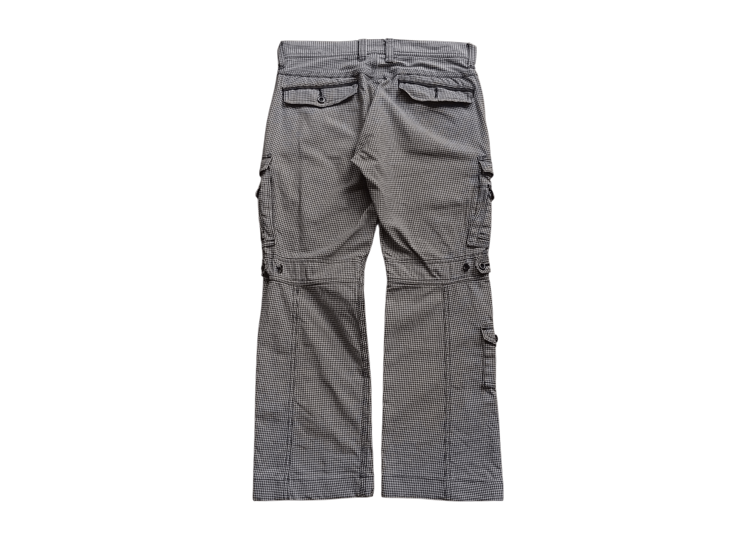 Japanese Brand Nicole Hideaways houndstoodh multipocket cargo pants Size US 30 / EU 46 - 5 Thumbnail