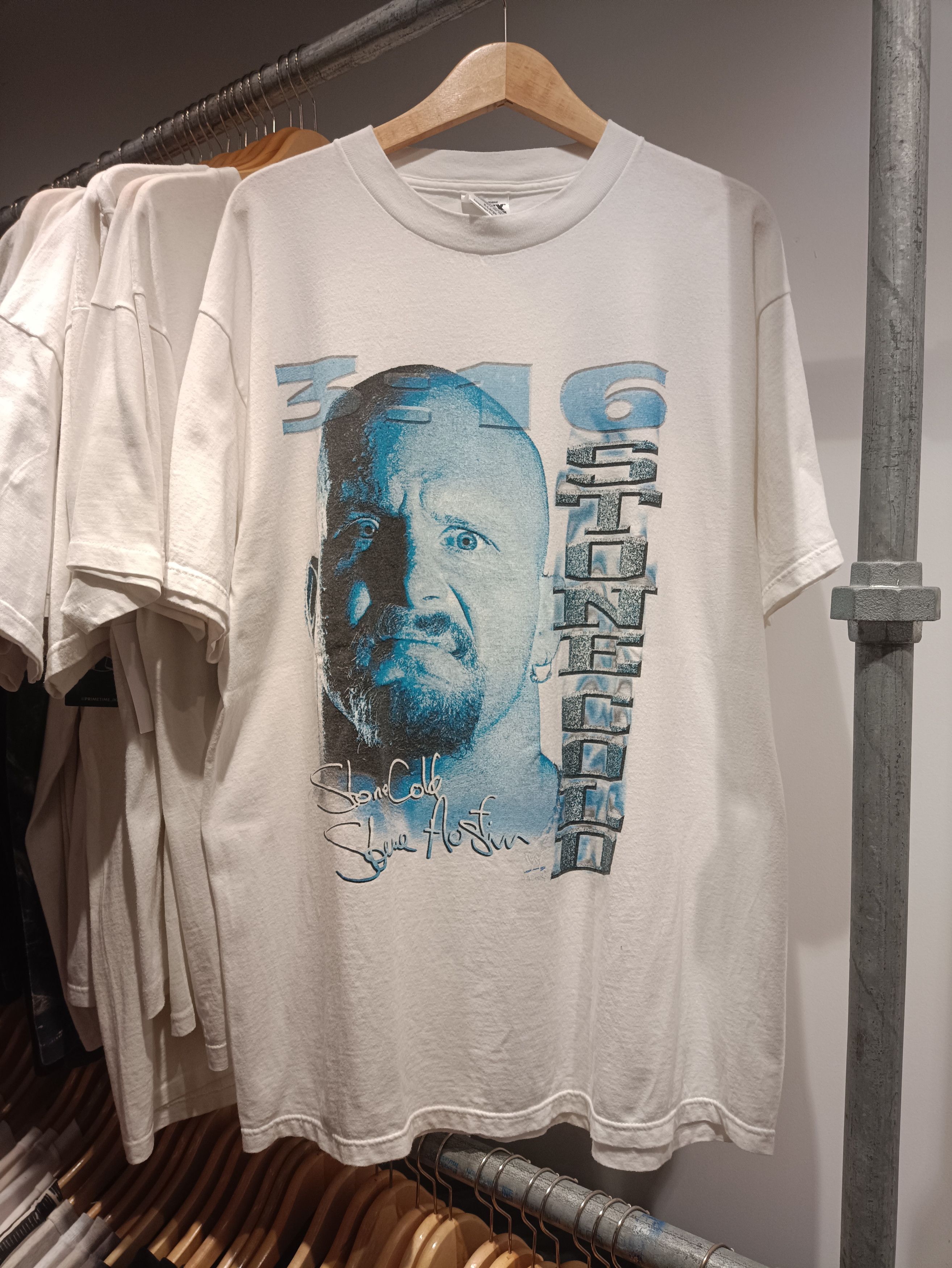 Vintage × WWE vintage wwe stone cold 3=16 big print Size US XL / EU 56 / 4 - 1 Thumbnail