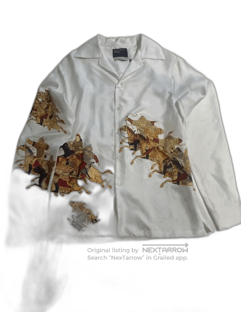 Enfants Riches Deprimes Enfants Riches Deprimes Silk Shirt with Artwork. Size US M / EU 48-50 / 2 - 1 Thumbnail