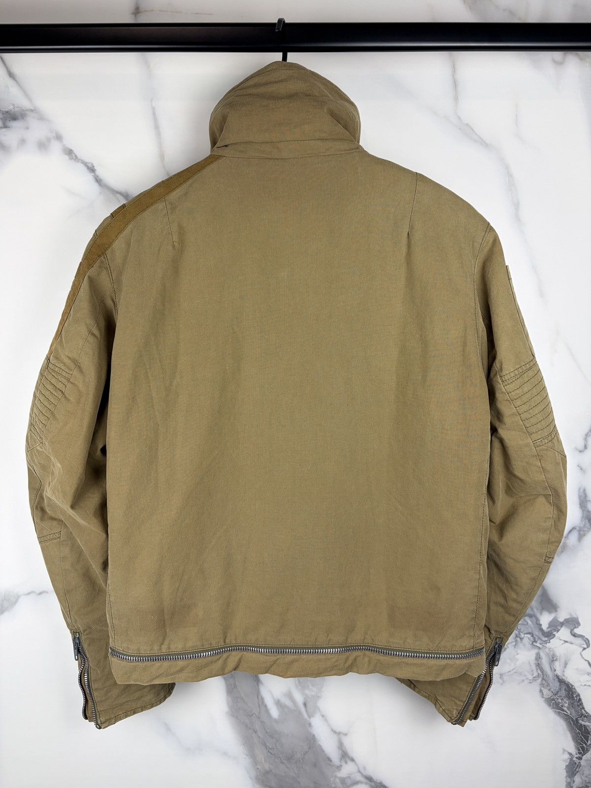Helmut Lang AW99 Helmut Lang Astro Biker Bomber Jacket High Neck Size US S / EU 44-46 / 1 - 4 Thumbnail