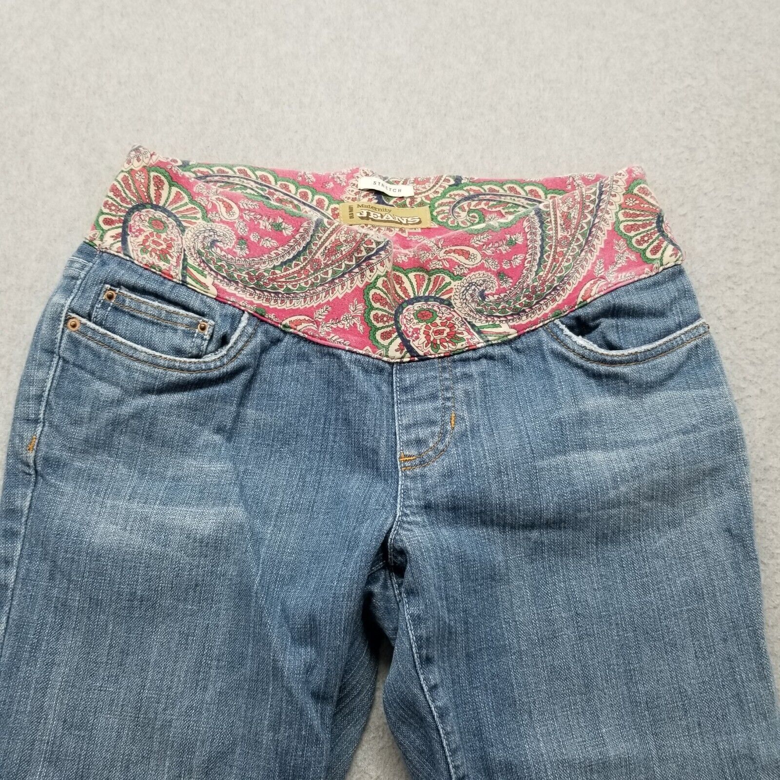 Old Navy Old Navy Maternity Jeans Womens S Blue Denim Stretch Bermuda Size 26" / US 2 / IT 38 - 4 Thumbnail