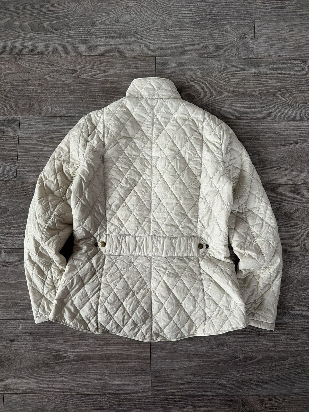 Barbour Vintage Barbour Woman’s Tarn Quilted Avant Garde Jacket Size L / US 10 / IT 46 - 24 Thumbnail