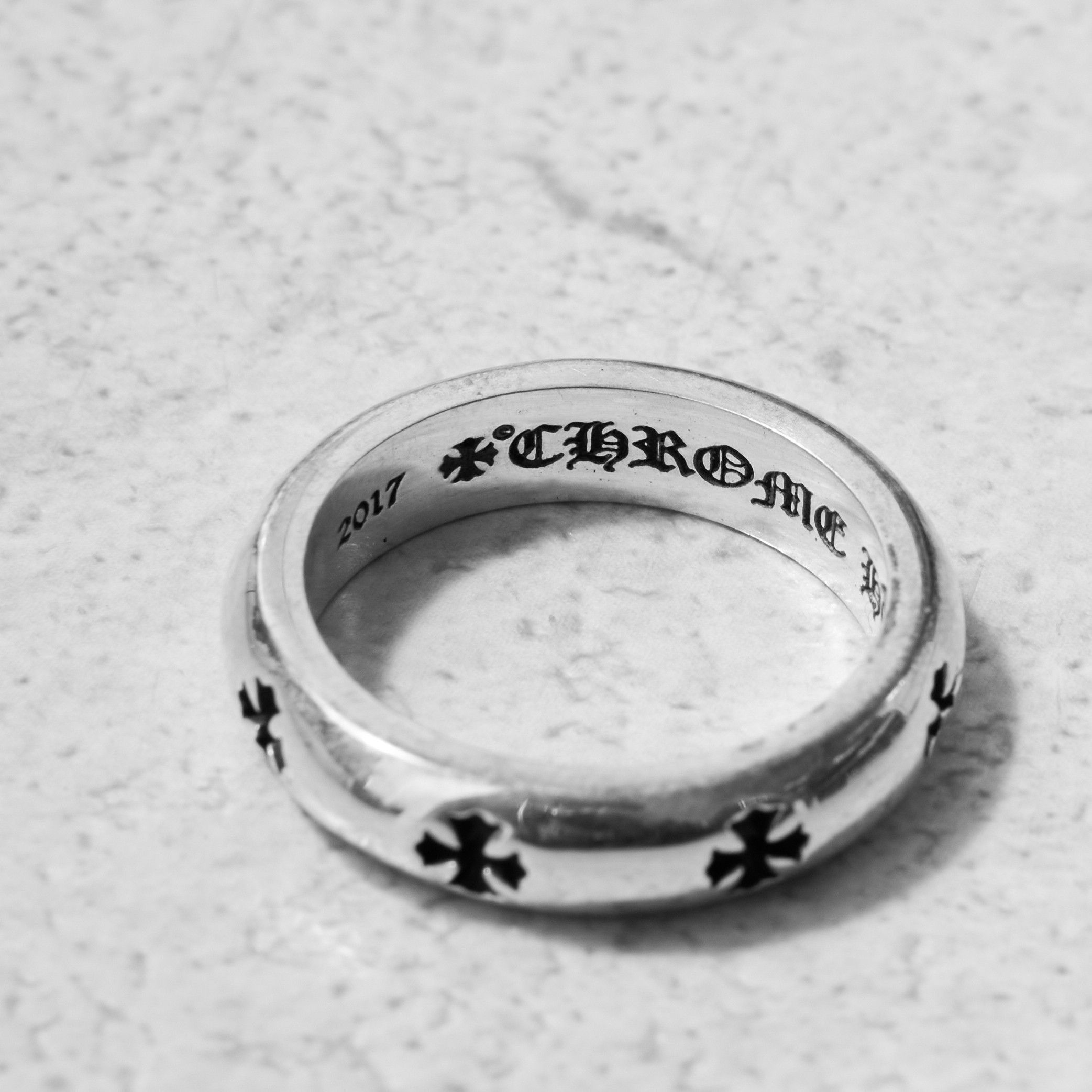 Chrome Hearts CHROME HEARTS Plus Band Ring Size ONE SIZE - 3 Thumbnail