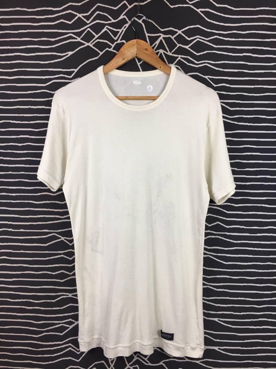 Lanvin Lanvin Collection Plain Casual Fitted Crewneck Tee Size US M / EU 48-50 / 2 - 1 Thumbnail