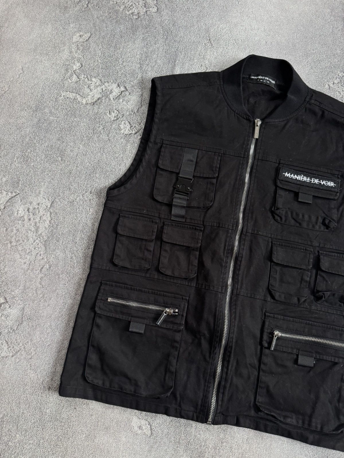 Maniere De Vior Maniere de voir L cargo tactical bondage Multipocket vest Size L / US 10 / IT 46 - 2 Thumbnail