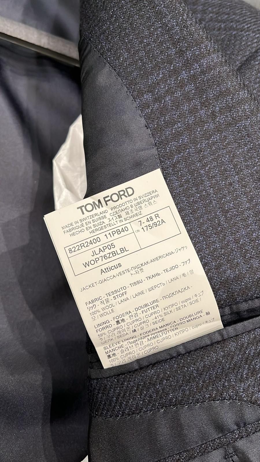 Tom Ford o1loc1c0126 JLAP05 Jacket in Blue Size US M / EU 48-50 / 2 - 4 Thumbnail