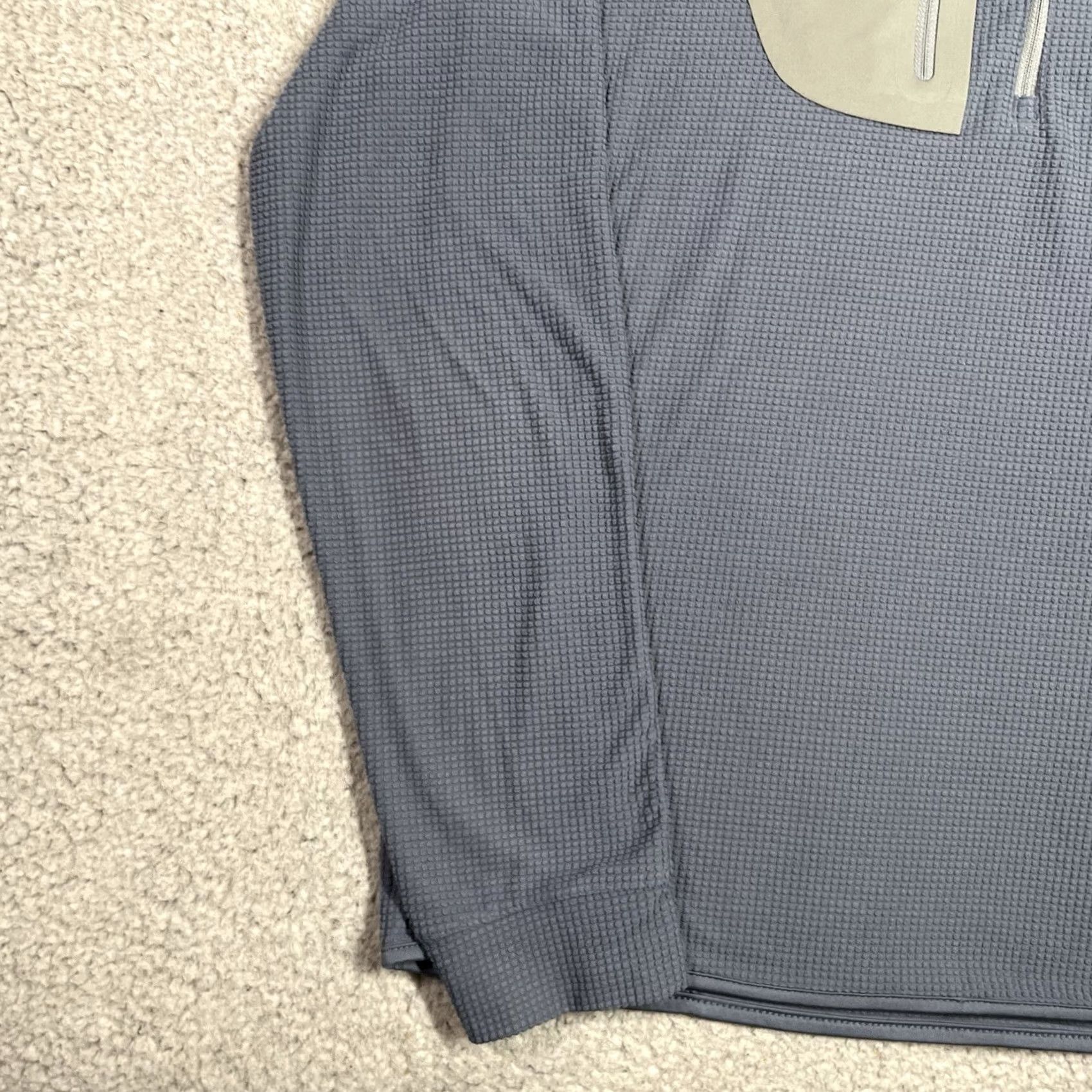 Vintage Straight Down 1/4 Zip Pullover Men L Performance Golf Firestone Club Waffle Knit Shirt Size US L / EU 52-54 / 3 - 6 Thumbnail