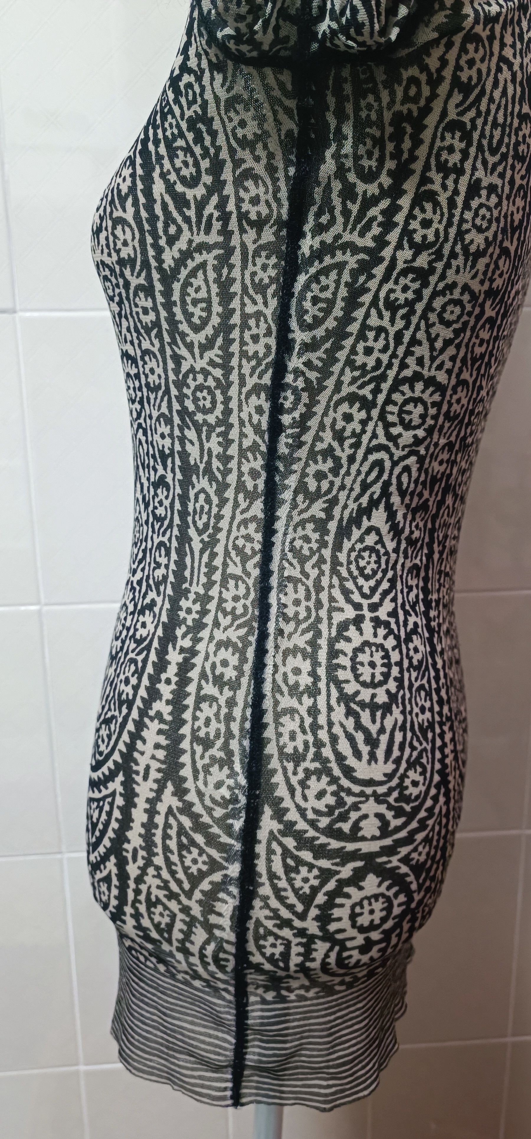 Jean Paul Gaultier 90's - Floral and paisley motifs mesh top Size M / US 6-8 / IT 42-44 - 12 Thumbnail