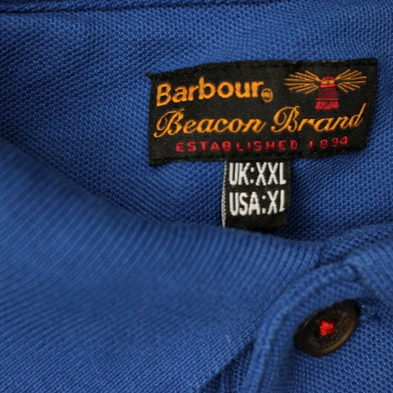 Barbour Barbour Polo Shirt Mens XL Blue 100% Cotton Short Sleeve Pullover Polo Barbour Classic Preppy Casual Golf Walking Shirt Size US XL / EU 56 / 4 - 7 Thumbnail