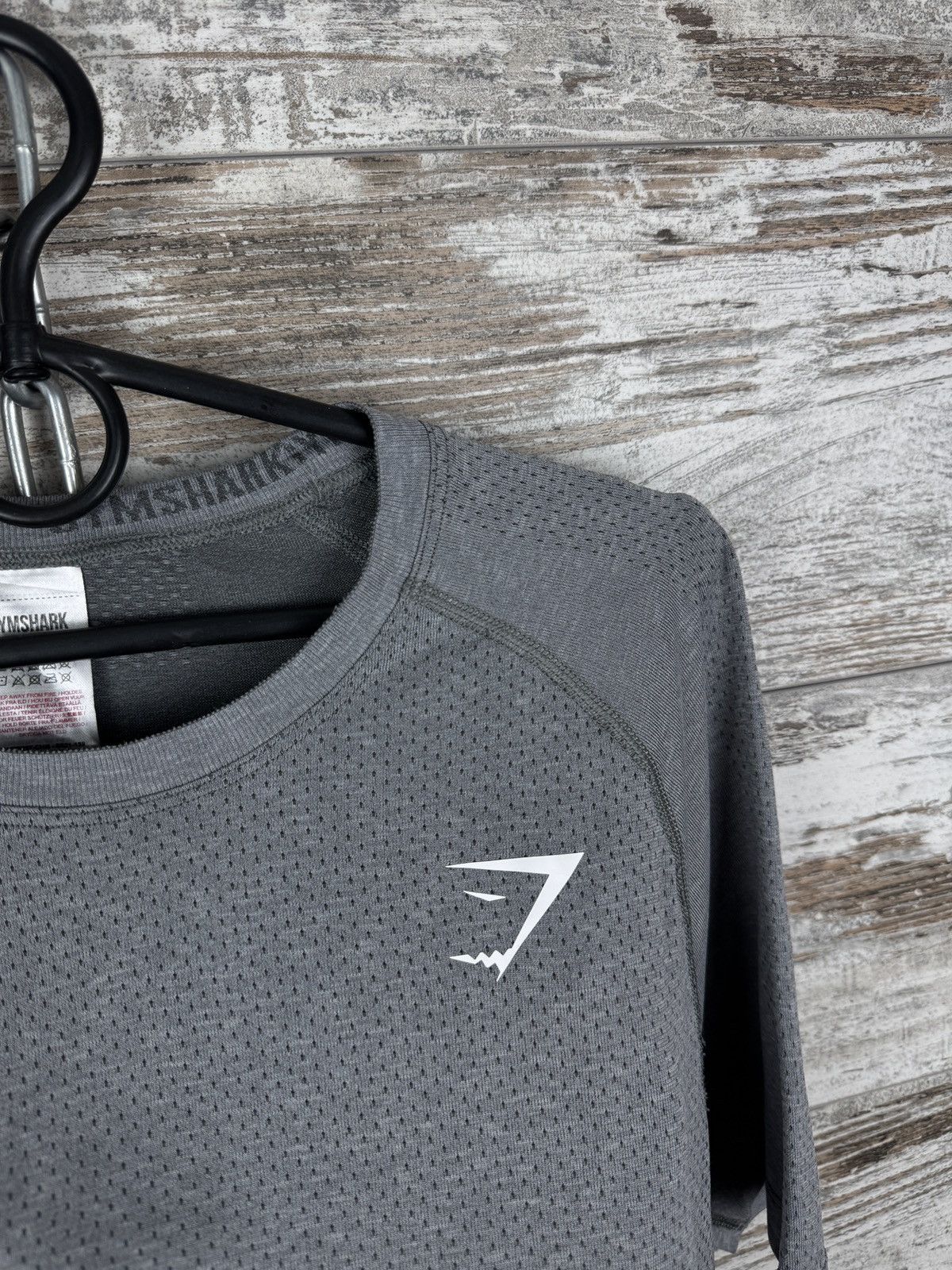 Gymshark Mens Gymshark T-shirt grey tee sport size L vital onyx Size US L / EU 52-54 / 3 - 4 Thumbnail
