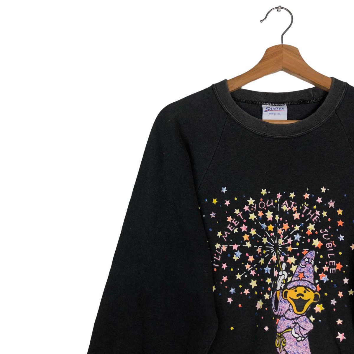Japanese Brand 🔥Vintage Sweatshirt Santee Big Logo Design Made in USA Size US S / EU 44-46 / 1 - 7 Thumbnail