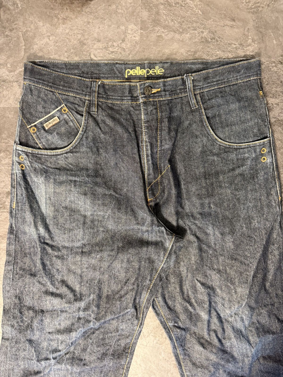 Pelle Pelle Vintage archive rare jeans Pelle Pelle,streetwear y2k japan Size US 38 / EU 54 - 11 Thumbnail