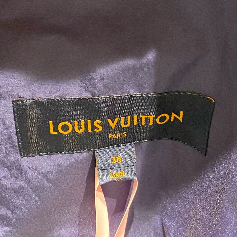 Louis Vuitton Louis Vuitton Blue Hat Lined with Old Flower Long Windbrea Size XS / US 0-2 / IT 36-38 - 5 Thumbnail