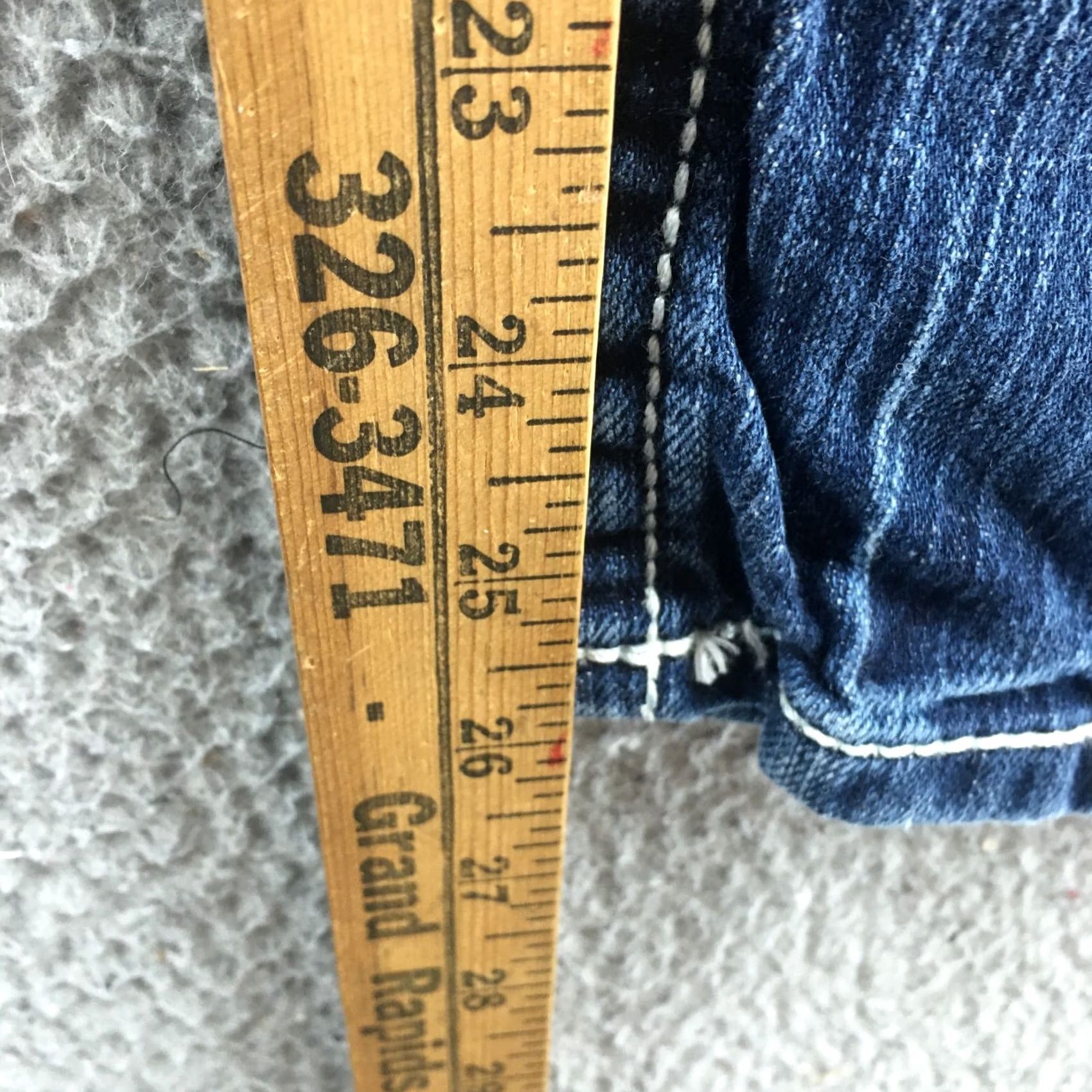 Vintage BKE Cropped Jeans Women 27 (30x26) Blue Denim Cotton Blend Low Rise Zip Size 27" / US 4 / IT 40 - 7 Thumbnail