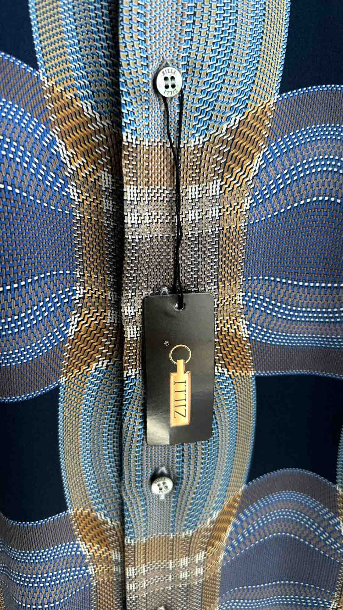 Zilli Men's silk shirt ZILLI Size US L / EU 52-54 / 3 - 5 Thumbnail