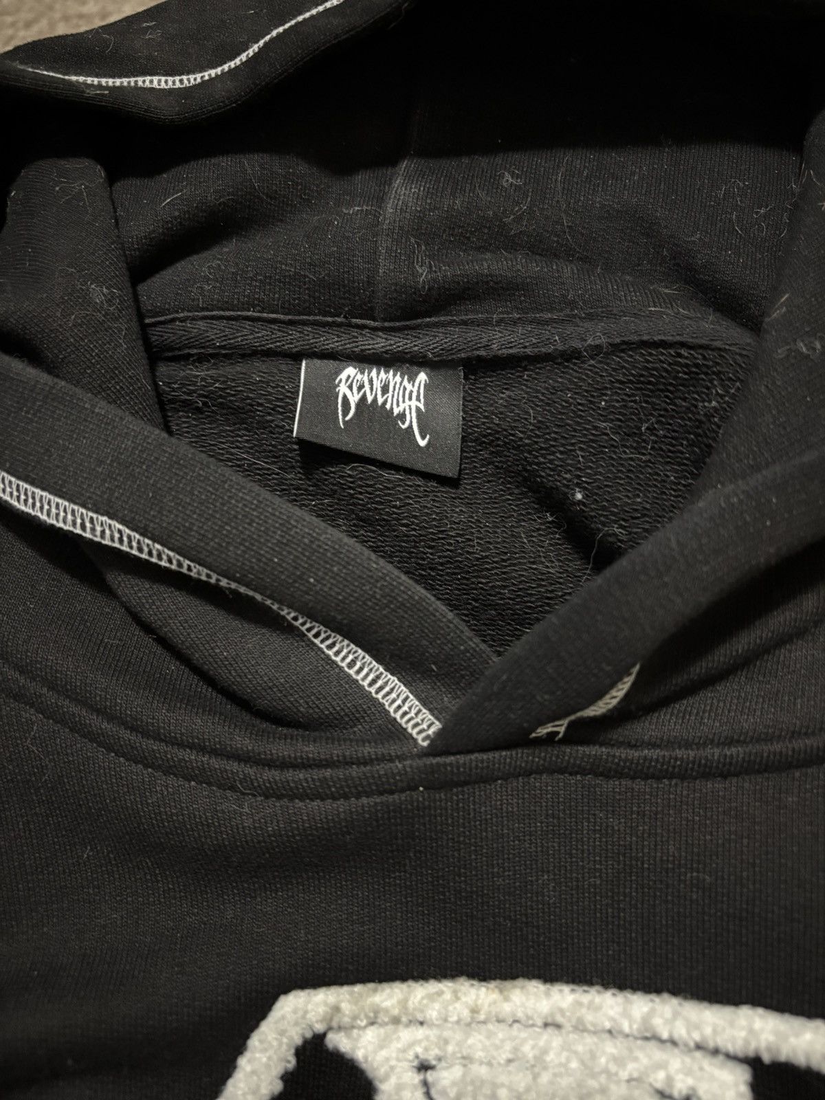 Revenge BLACK RYDER CONTRAST STITCH HOODIE REVENGE Size US L / EU 52-54 / 3 - 4 Thumbnail