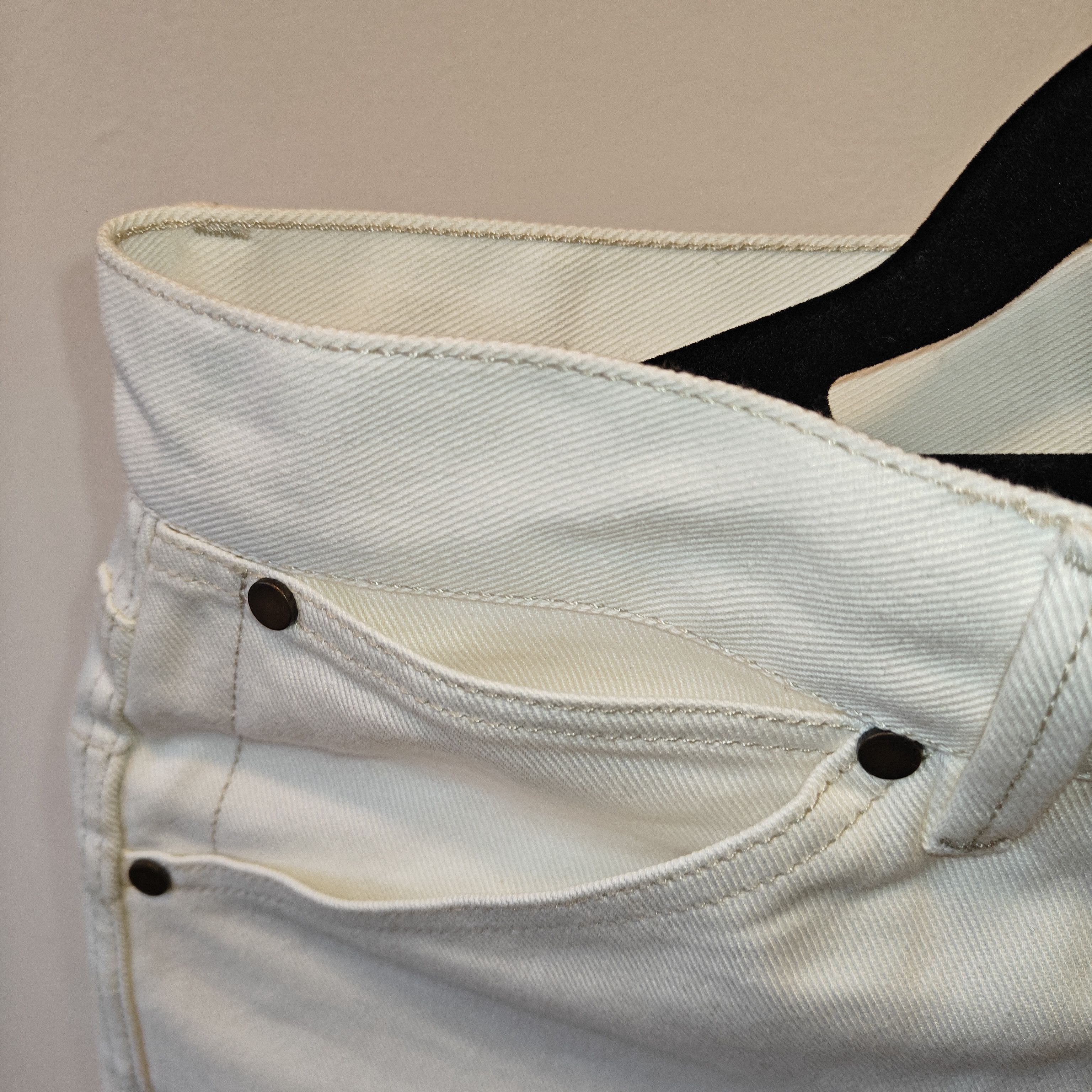 Lemaire Lemaire flared white denim trousers size 48 eu $600 Size US 32 / EU 48 - 9 Thumbnail