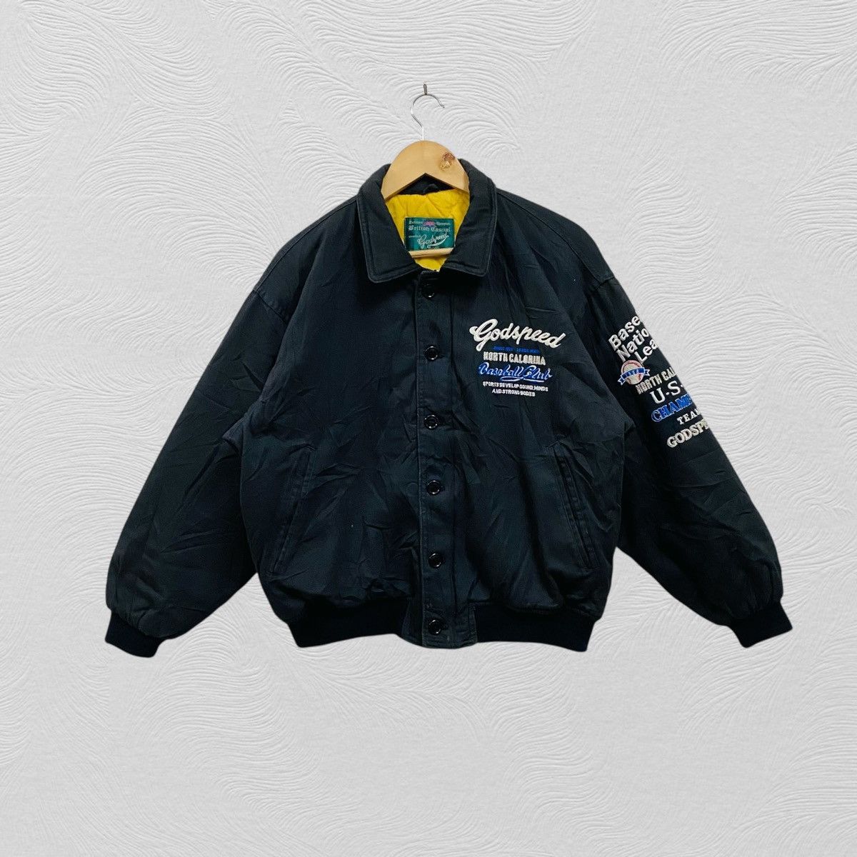 NFL Vintage godspeed baseball nation league jacket Size US XL / EU 56 / 4 - 1 Thumbnail