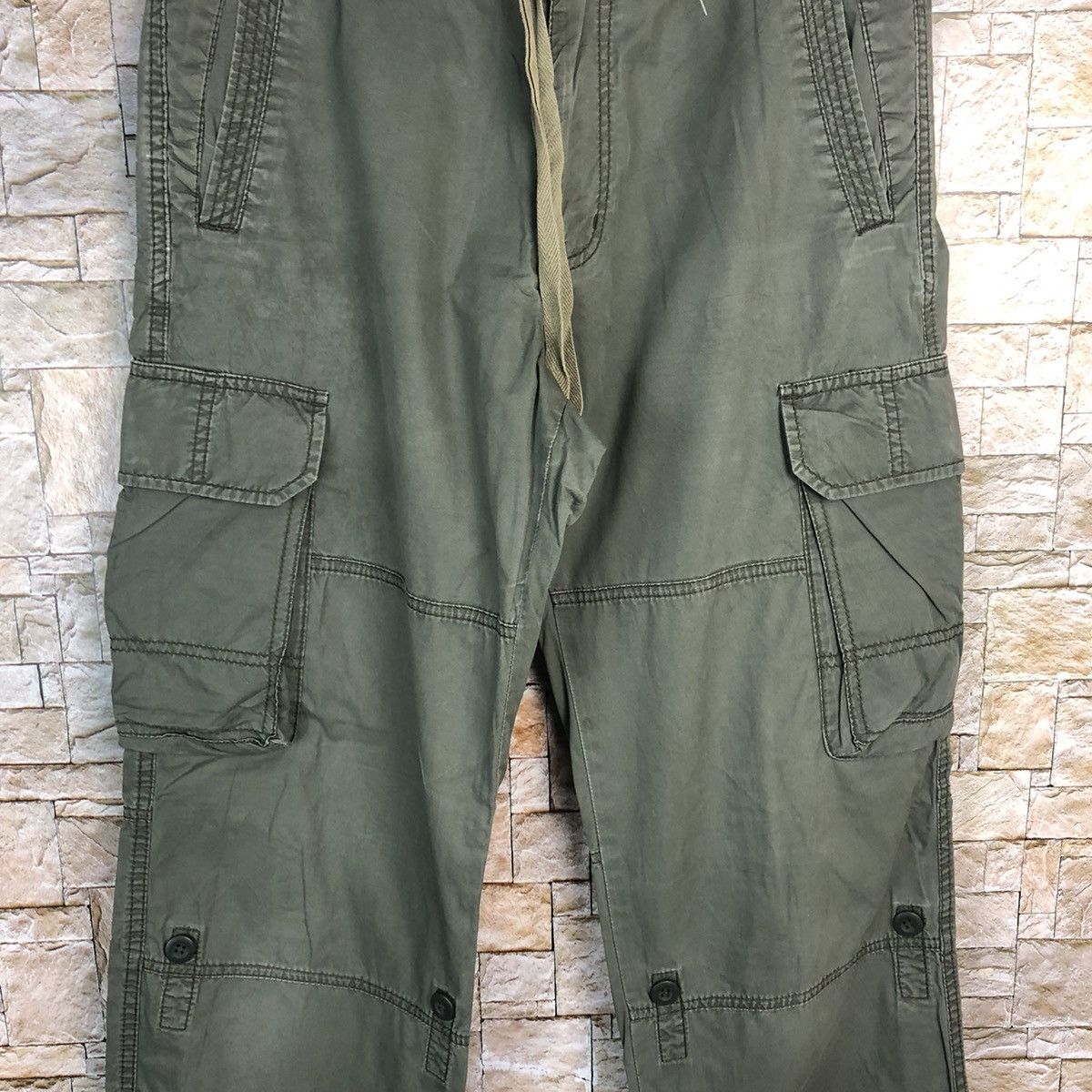 Japanese Brand Uniqlo japan vinyage utility Cargo Multipocket Pants #A343 Size US 30 / EU 46 - 6 Thumbnail