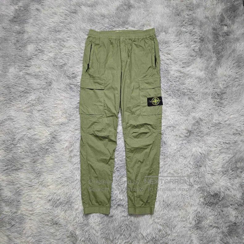 Stone Island Stone Island Chino Work Pants Trousers Military Green Size US 32 / EU 48 - 1 Thumbnail