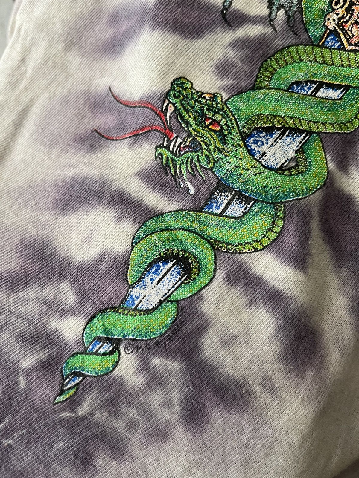 Band Tees × Vintage RARE Vintage Motley Crue 80s Band T-Shirt Size US L / EU 52-54 / 3 - 3 Thumbnail