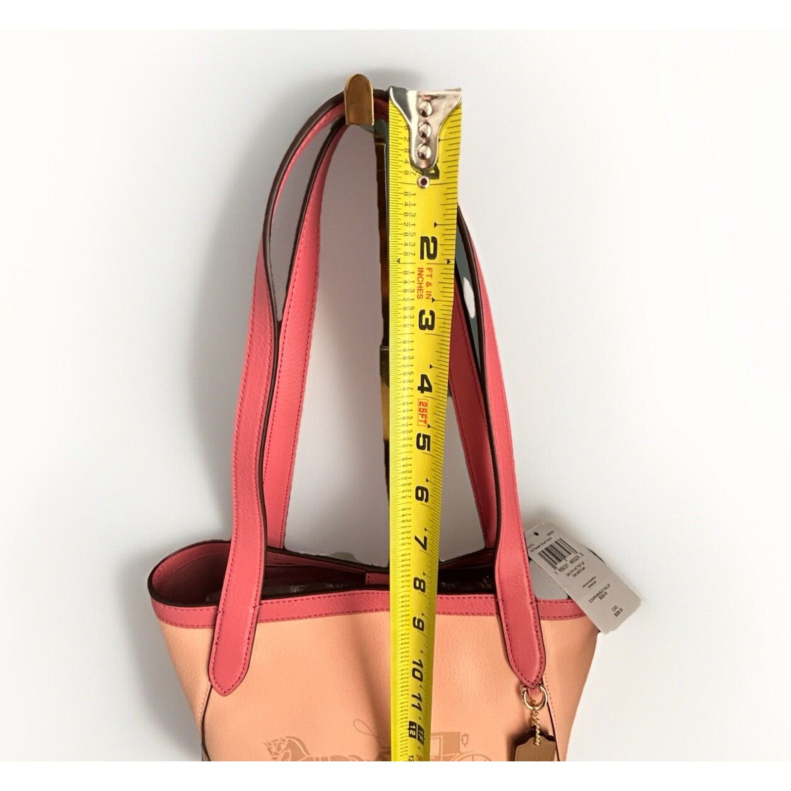 Coach Coach Leather Tote 27 Pink Blush C5775 Carriage Colorblock Size ONE SIZE - 10 Thumbnail