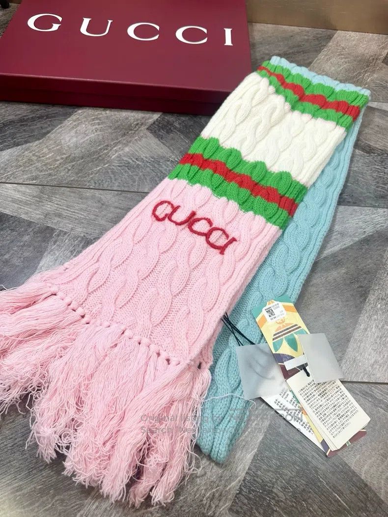 Gucci Gucci Clover co-branded scarf Size ONE SIZE - 2 Thumbnail